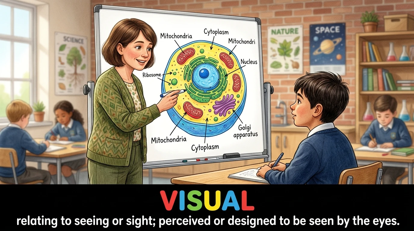 English Illustration for visual